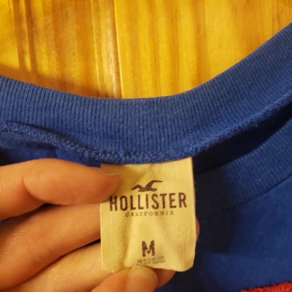 Hollister graphic Tee-blue/orange - Picture 2 of 2